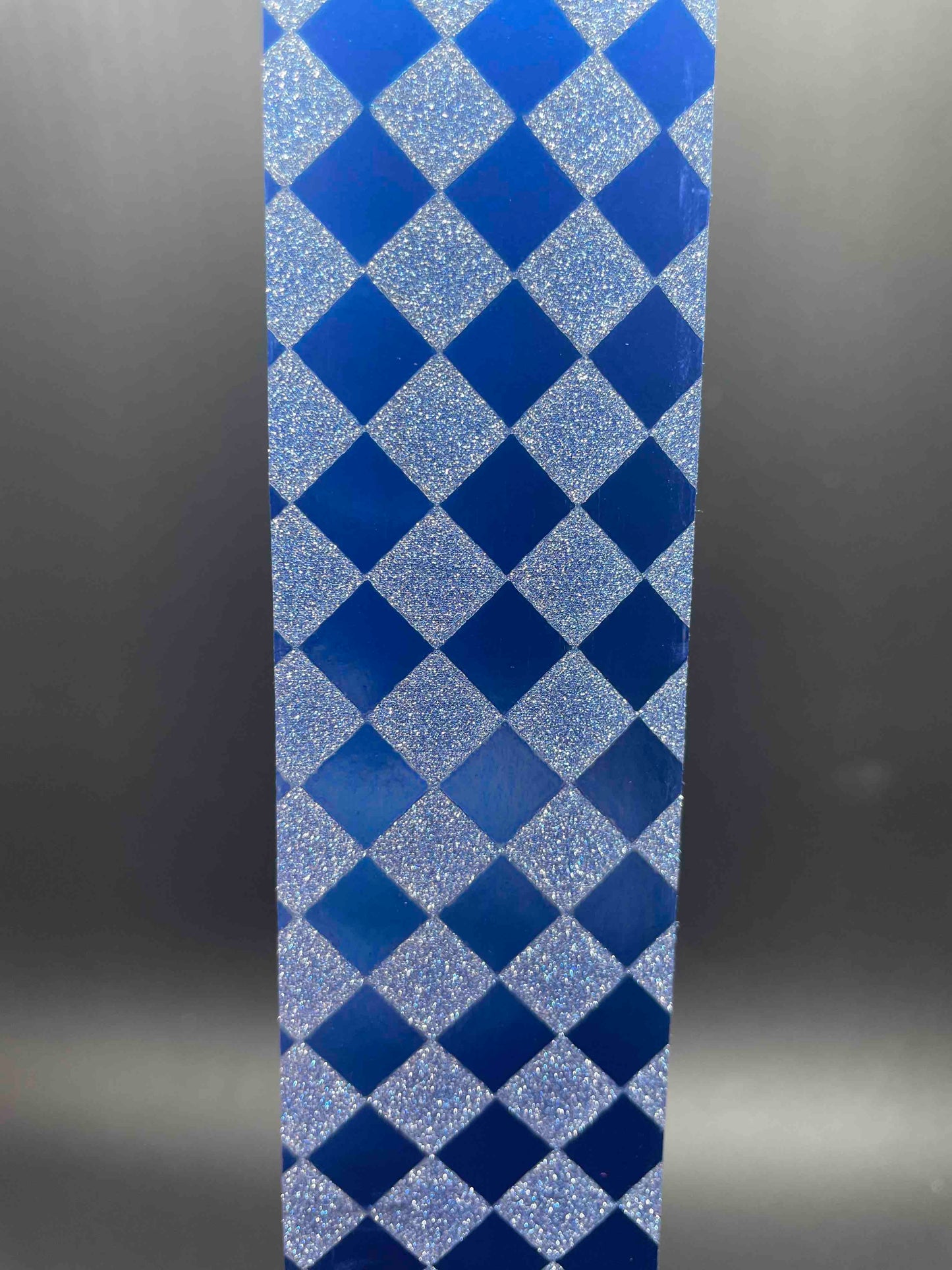 18 Inch Ribbon, Diamond Sparkle, Blue - 1.25 inches