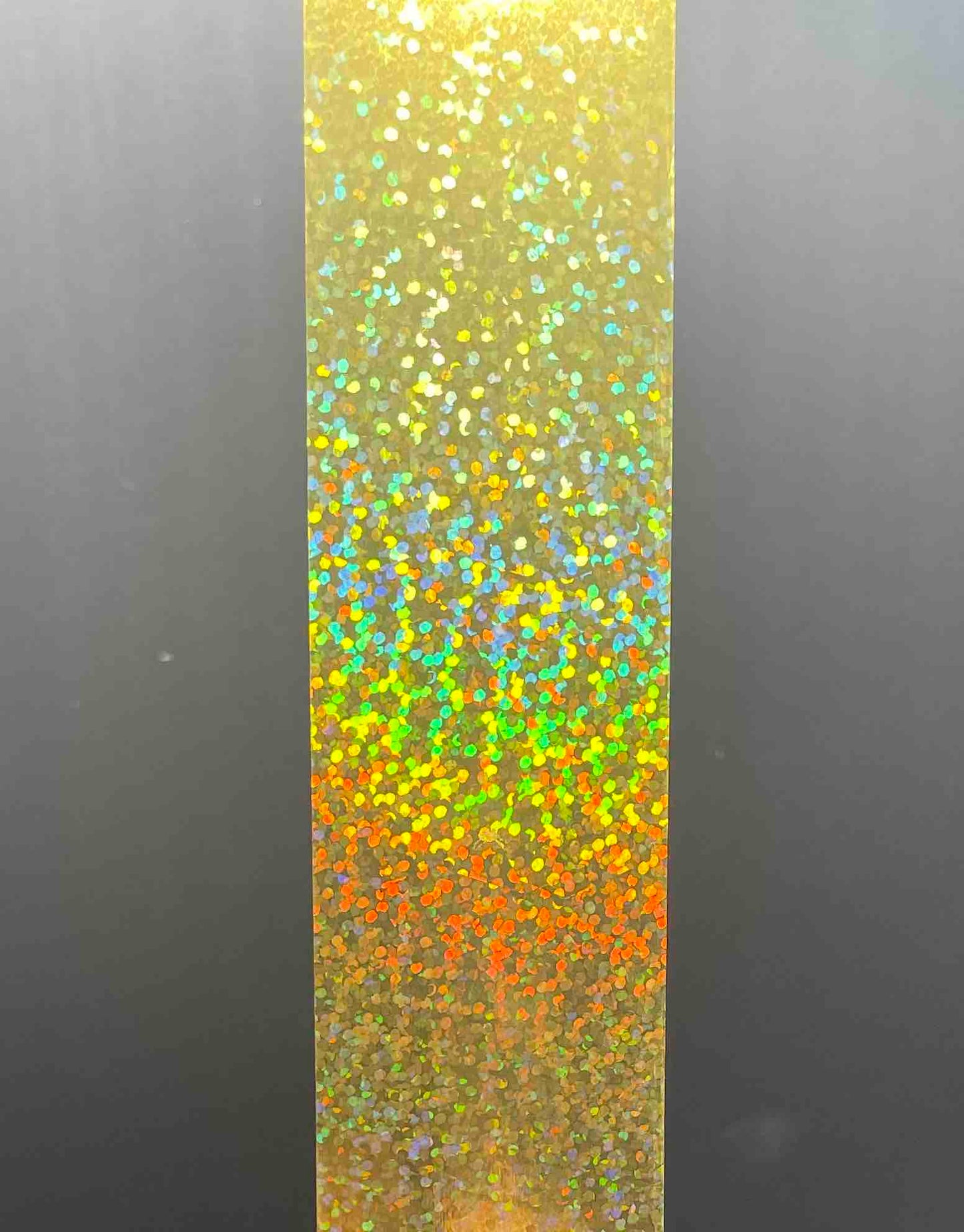 18 Inch Ribbon, Cracked Ice, Gold - 1.25 inch Ribbon