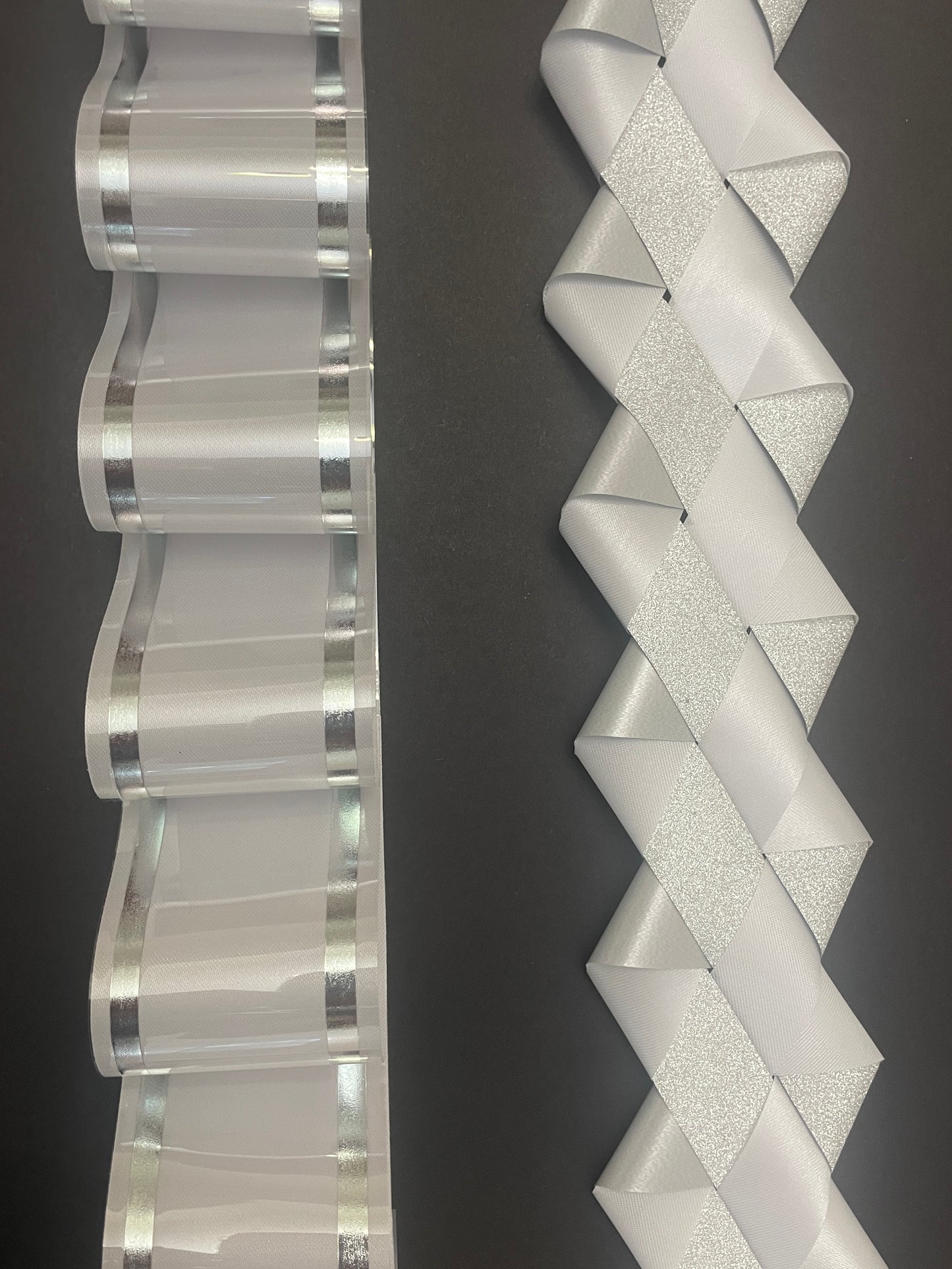 Deluxe Braid Set 4, Full Size, Senior, Silver w/upgraded crown pack