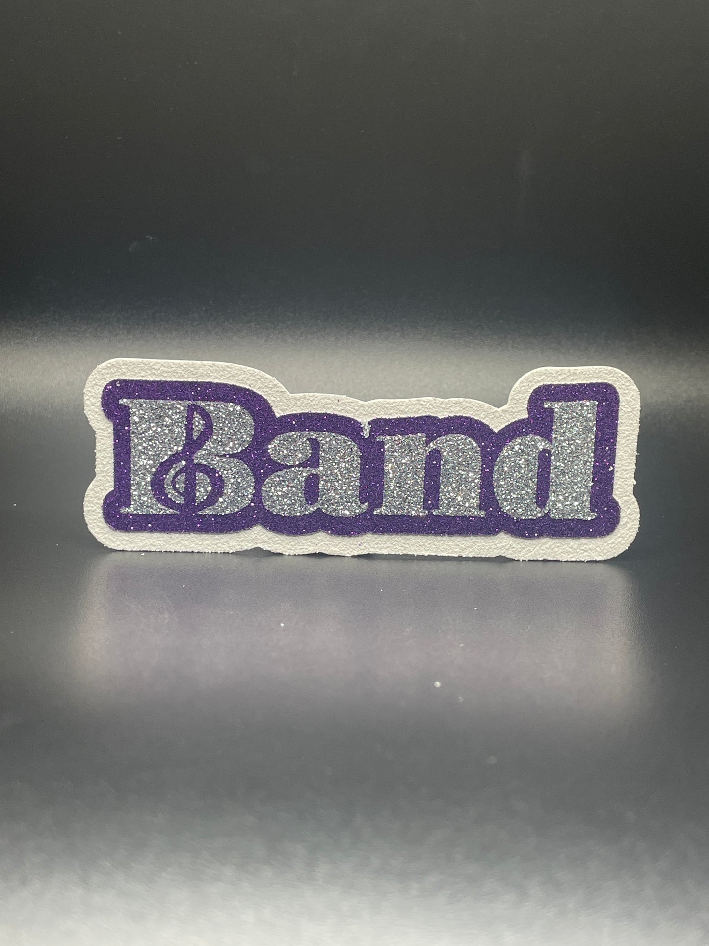 Band Word, Sparkle Purple on Silver - Signature Trinket (included)