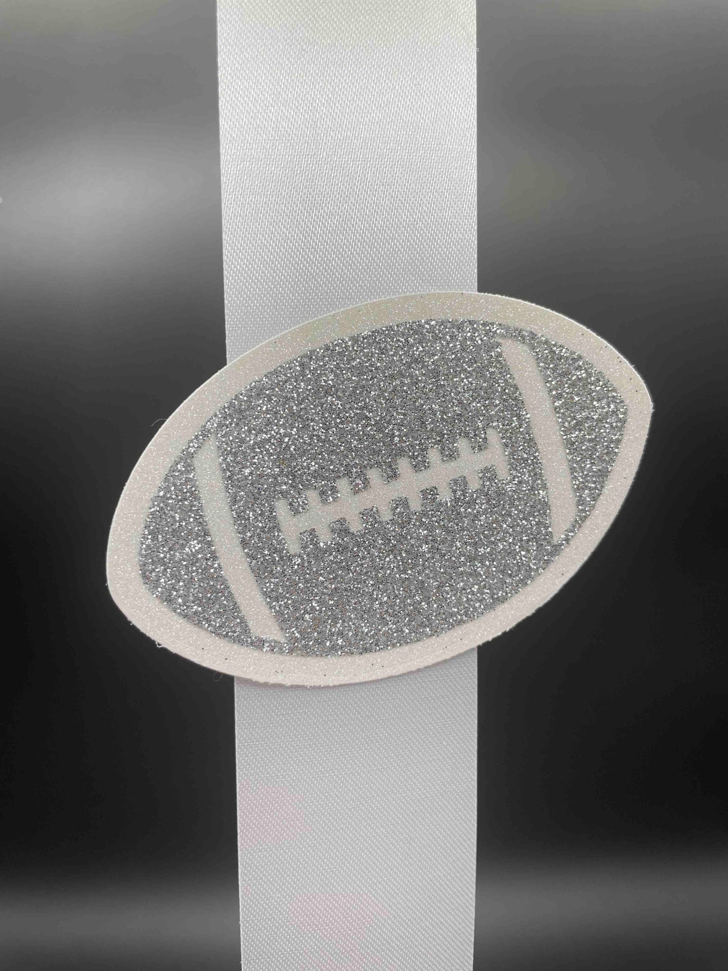 Football, Gold & White - Signature Cut-out (included)