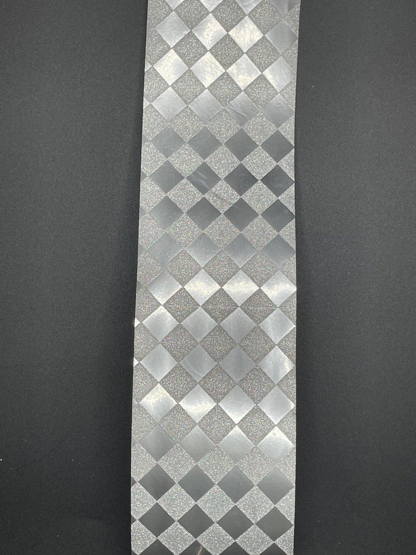 18 Inch Ribbon, Diamond Glitter Metallic, Silver - 1.25 inches