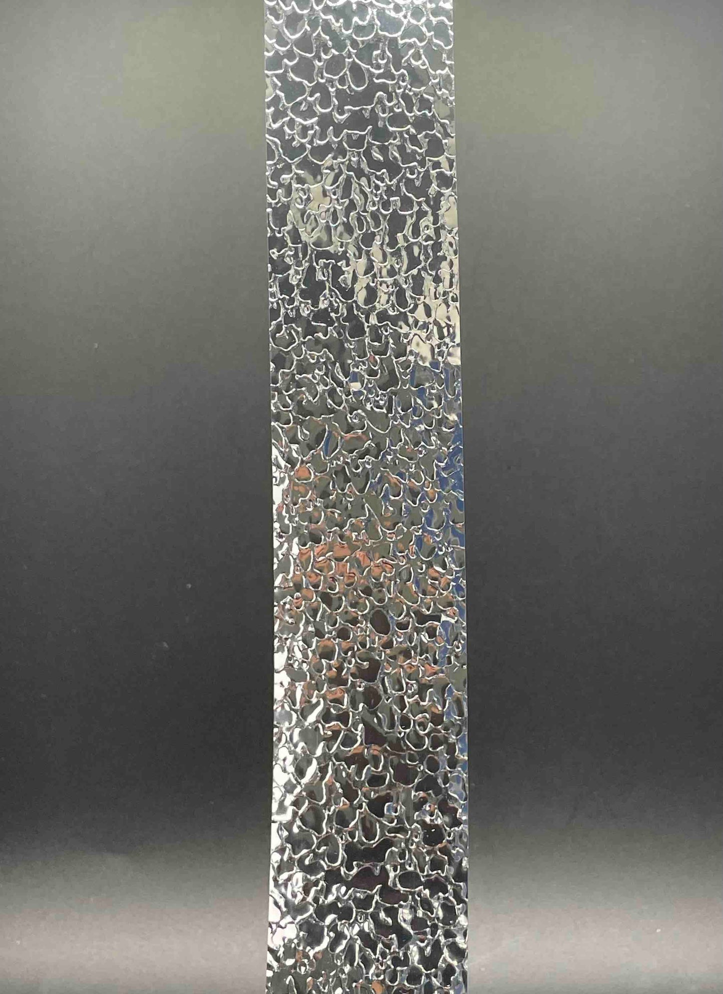 18 Inch Ribbon, Cracked Ice, Silver - 1.25 inches (included)