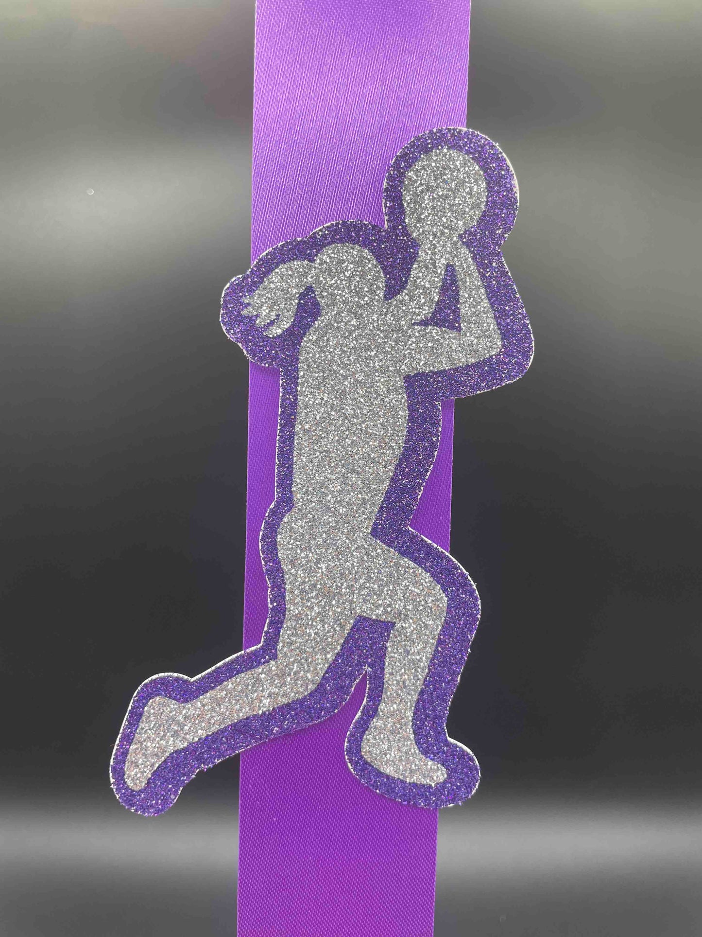 Basketball Player, Female, Purple Sparkle - Signature Trinket