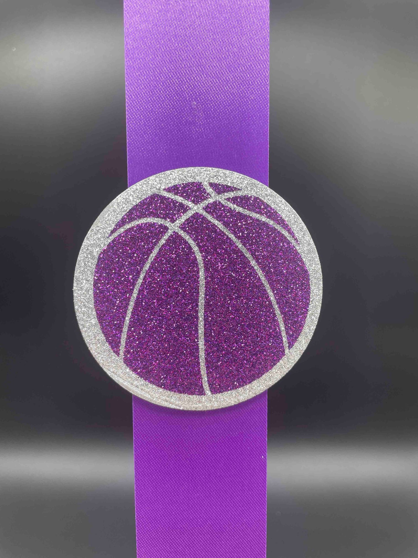Basketball, Purple Sparkle - Signature Trinket (included)