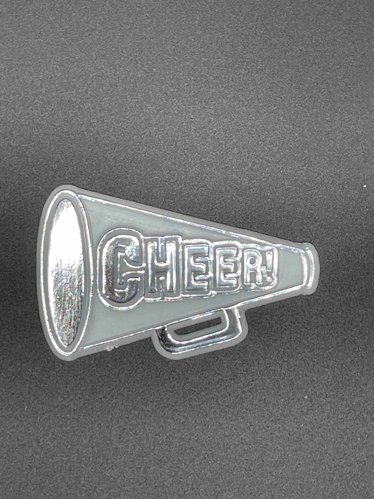 Cheer Megaphone Silver- Classic Trinket