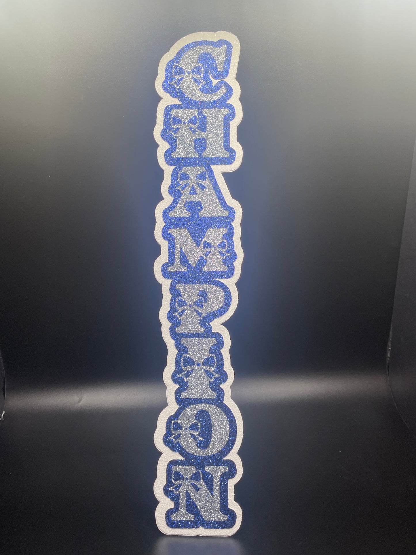 Champion with Bows, Navy -Supreme Cut-out