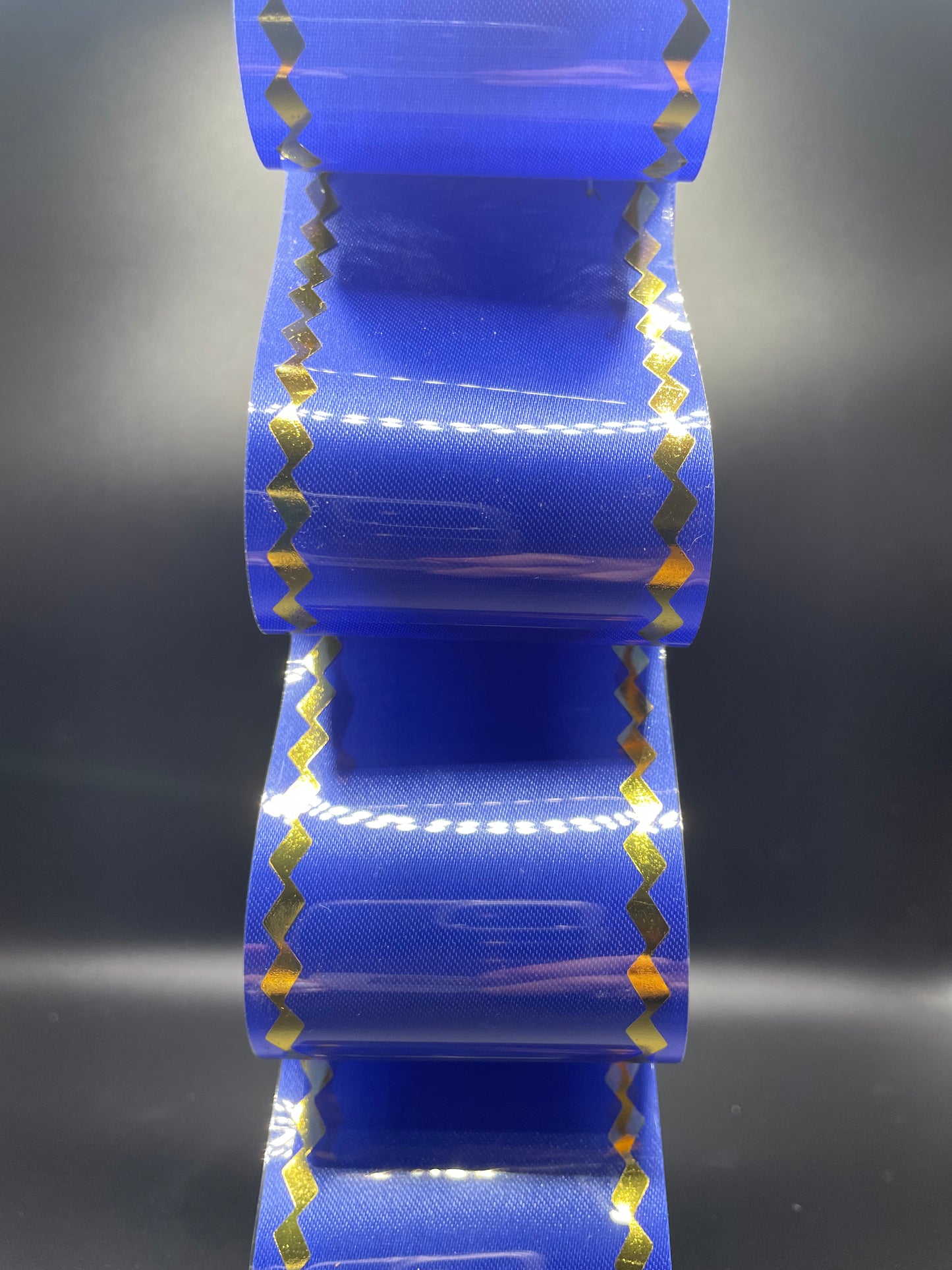 Loop, Blue Clear and Gold - Chain 32 Inches