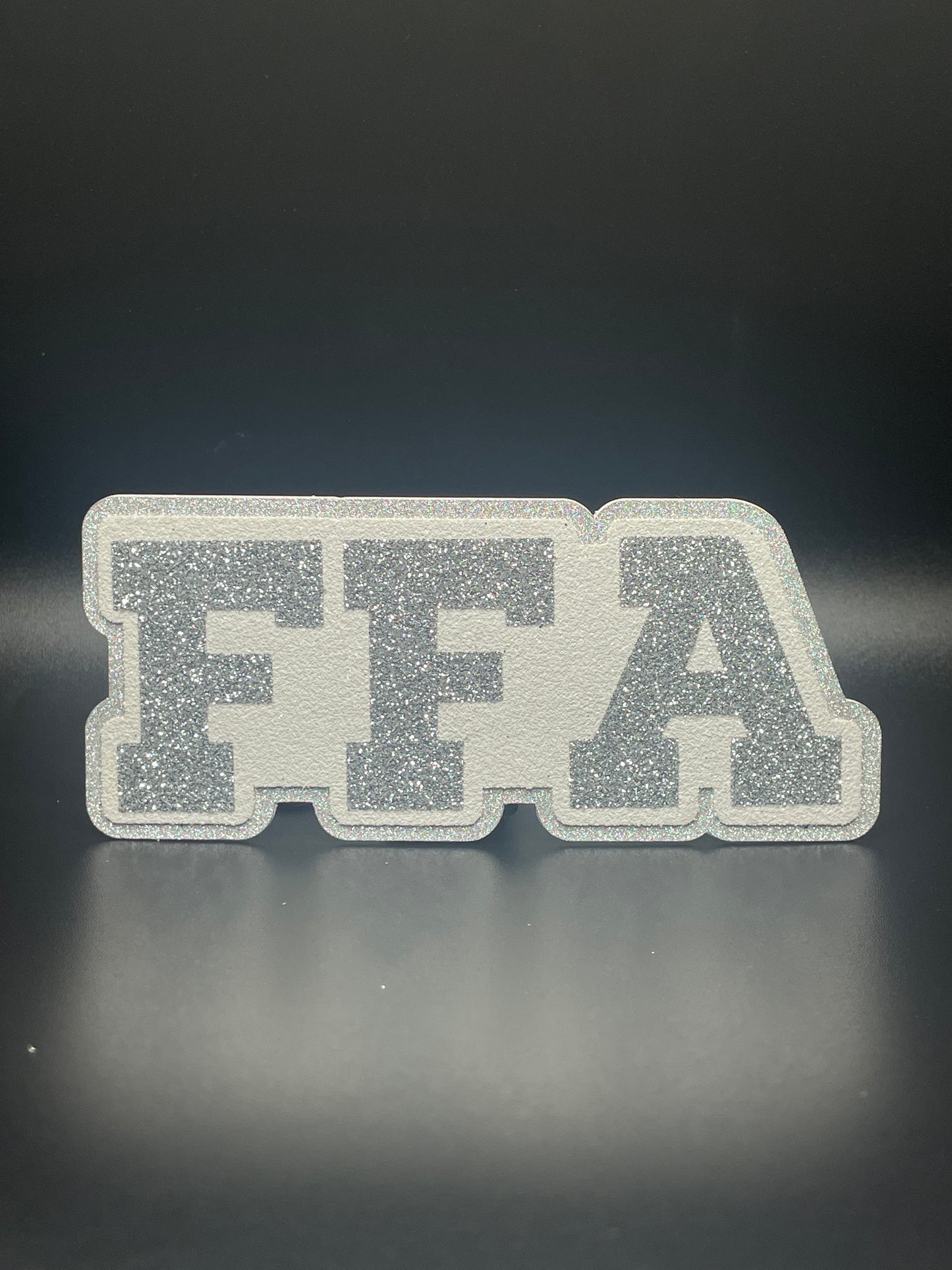 FFA Word, Sparkle Silver - Signature Trinket