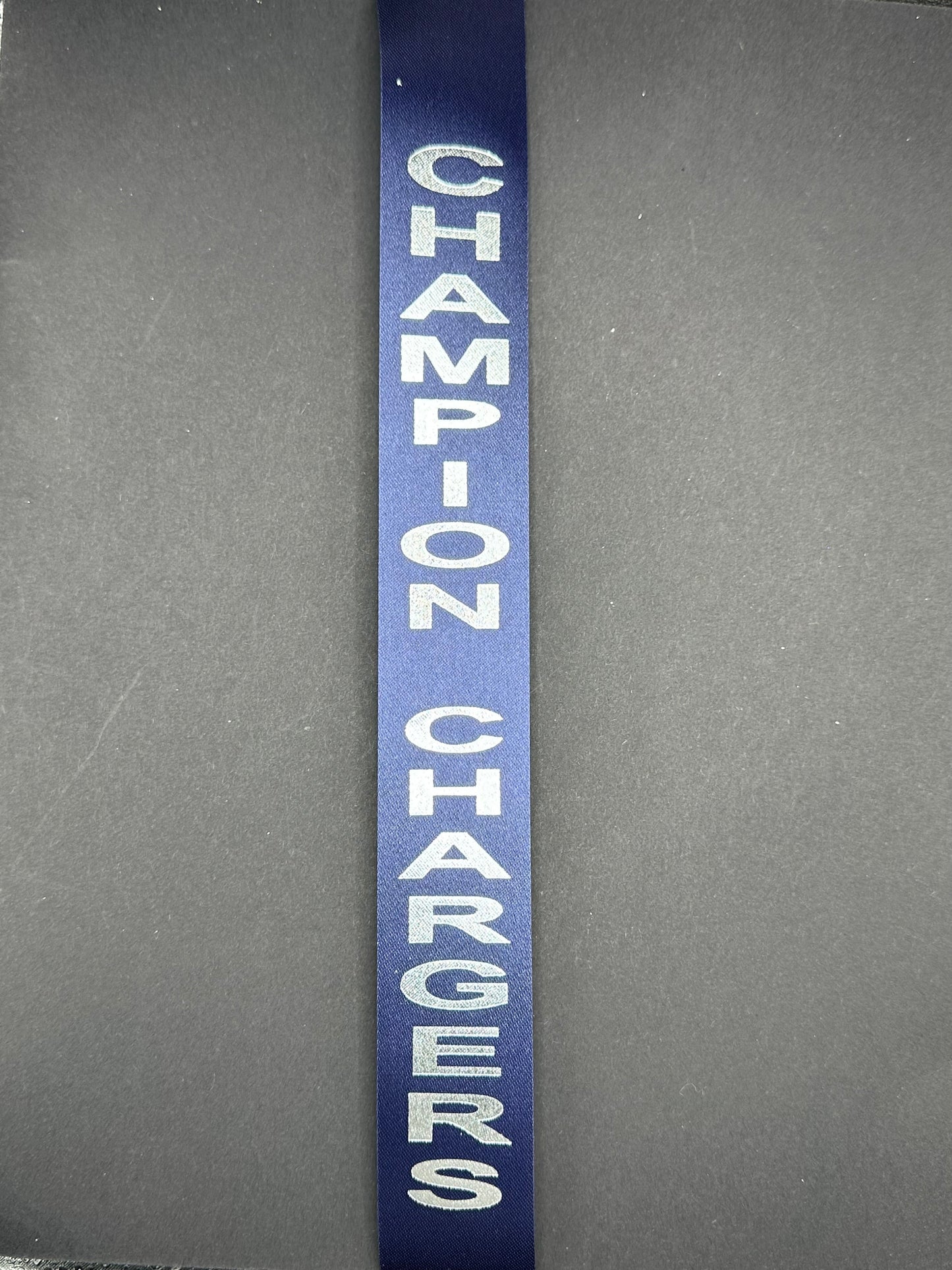 Champion Chargers Ribbon (included)