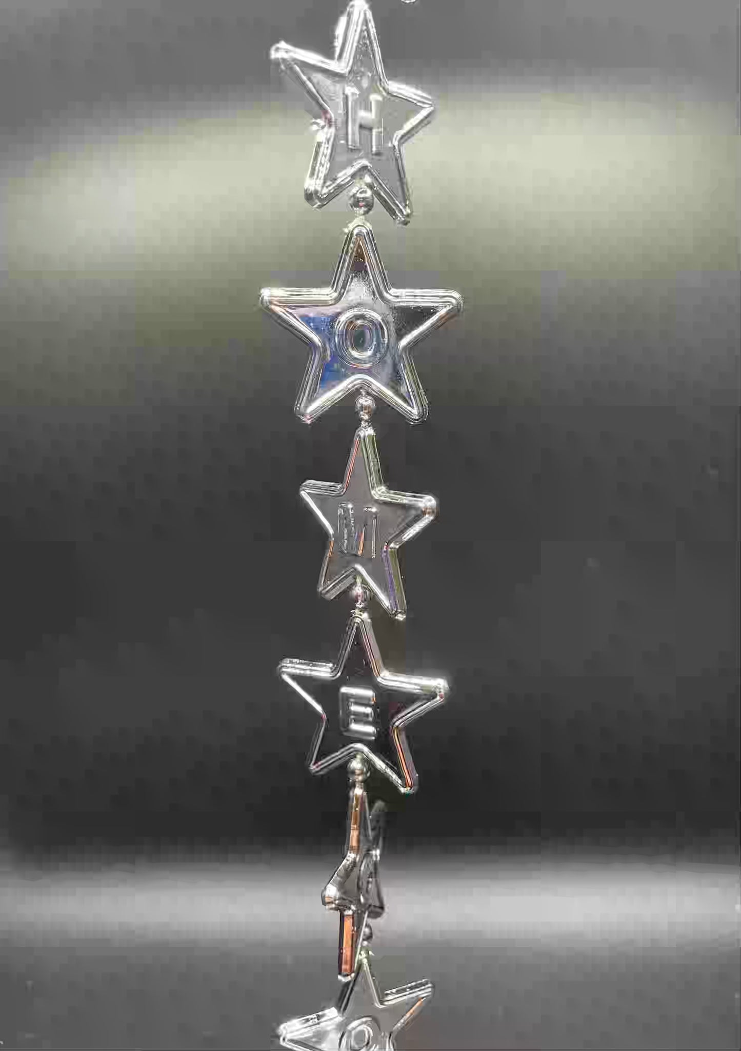 Homecoming Star Garland, Silver