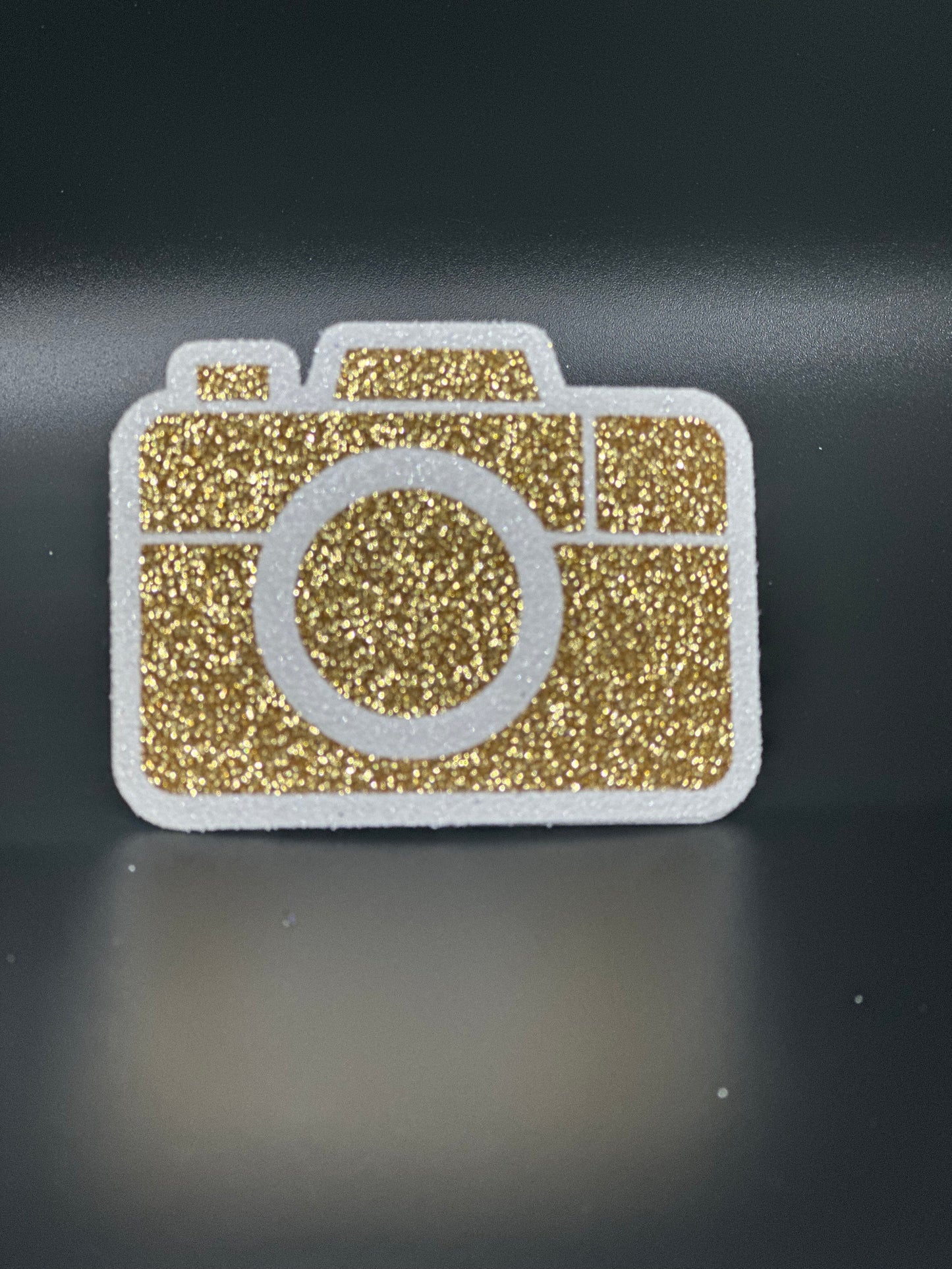 Camera, White & Gold
