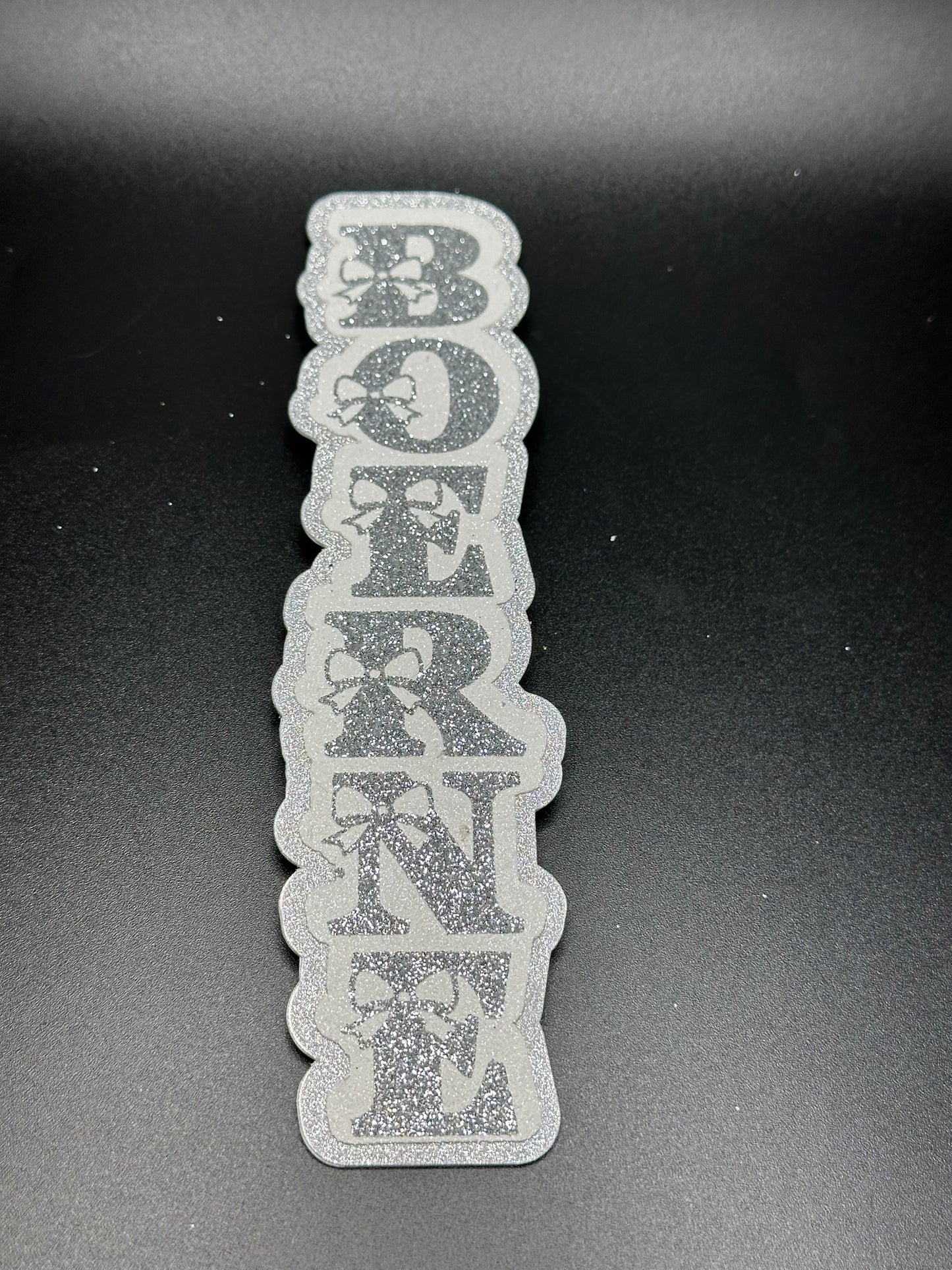 Boerne with Bows, Silver -Supreme Cut-out