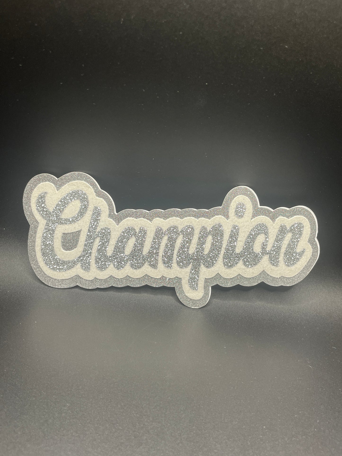 Champion Script Silver Included (Senior)