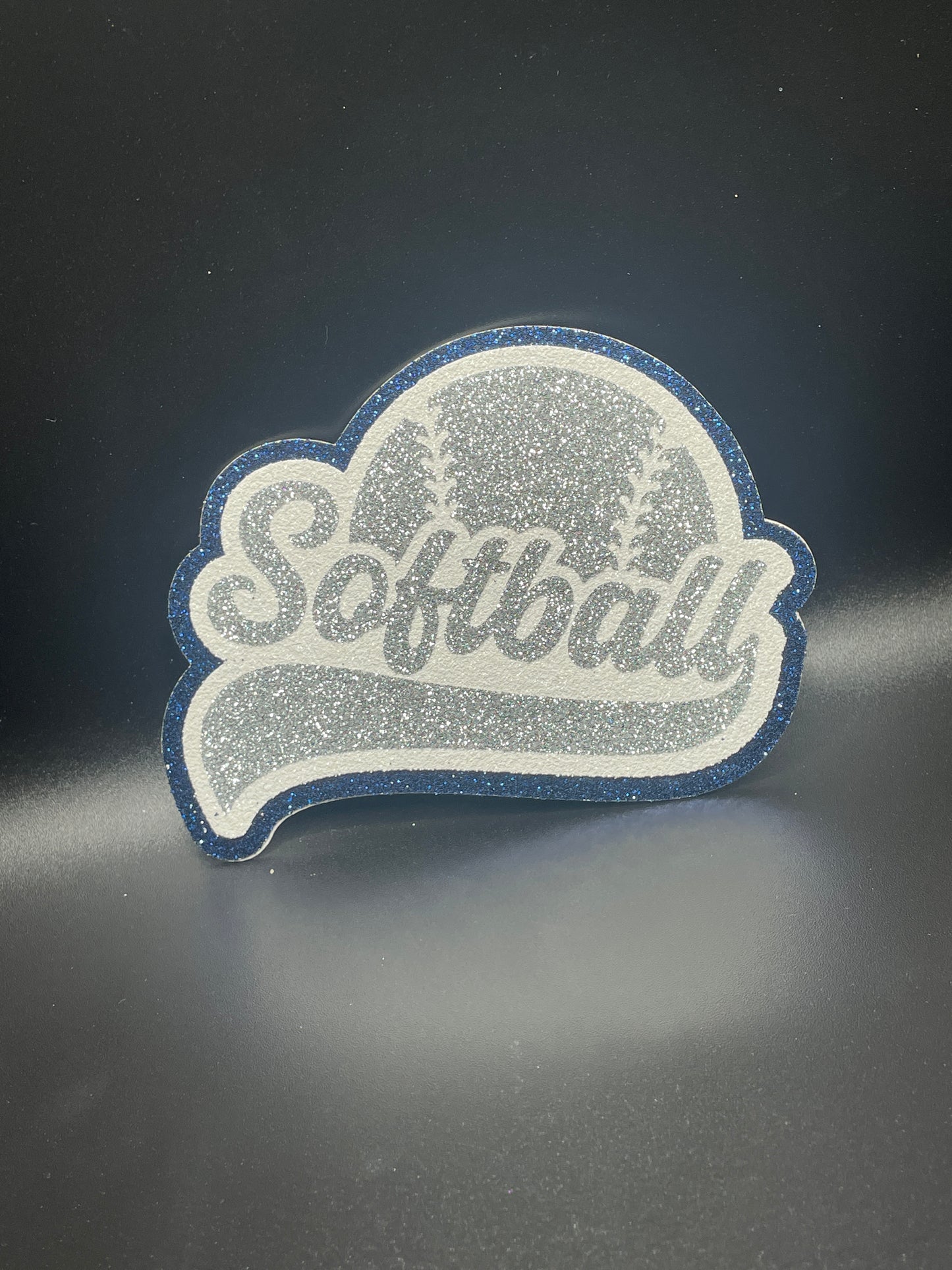 Softball -Navy and Silver