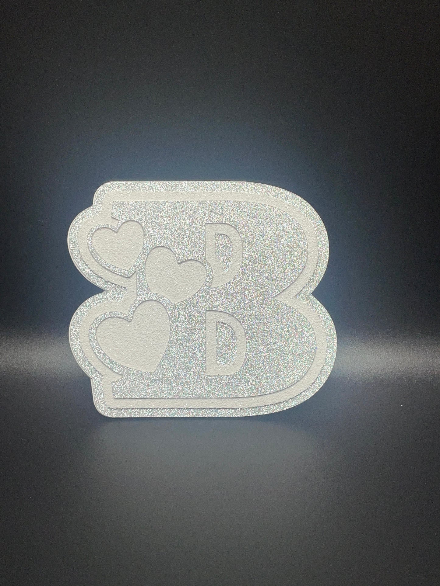B with Hearts BHS (included) Silver