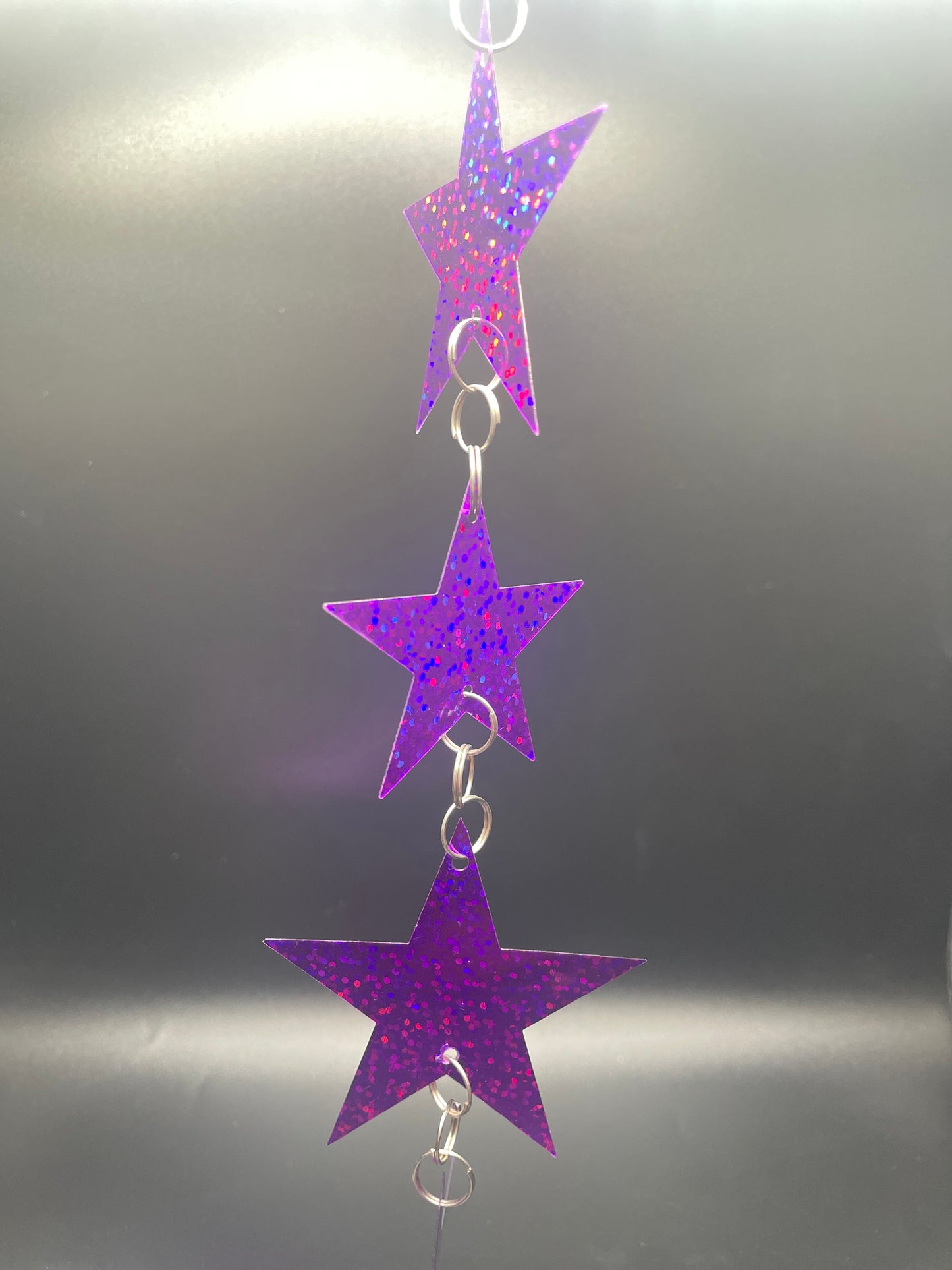 Star Chain, purple 18 inch