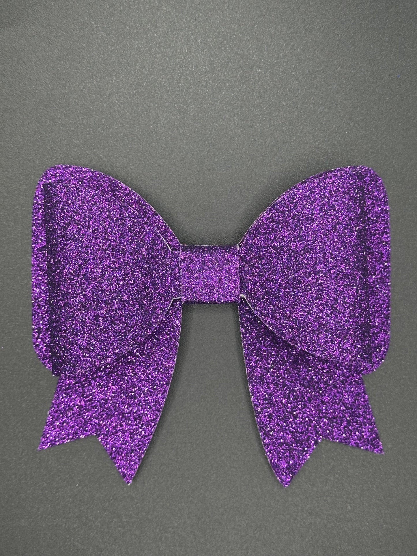3D Bow Cutout, Purple