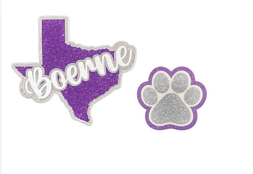 Texas Boerne and Paw Print