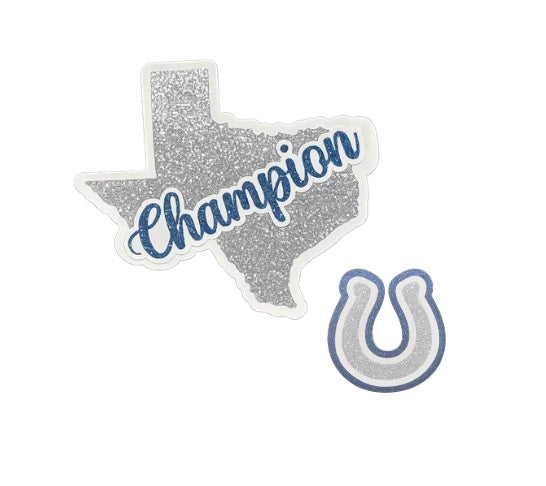 Texas Champion and Horseshoe