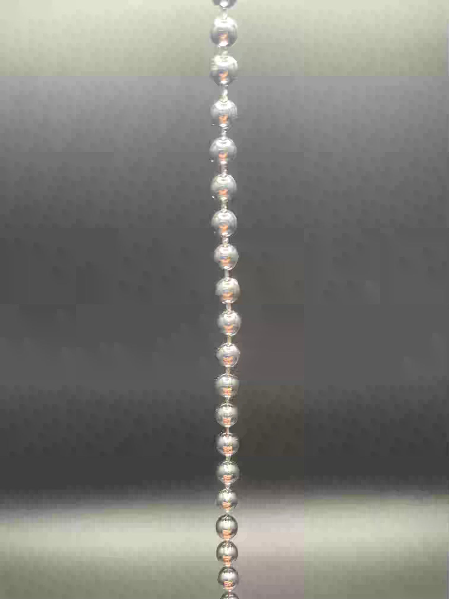 Small Bead Garland, Silver