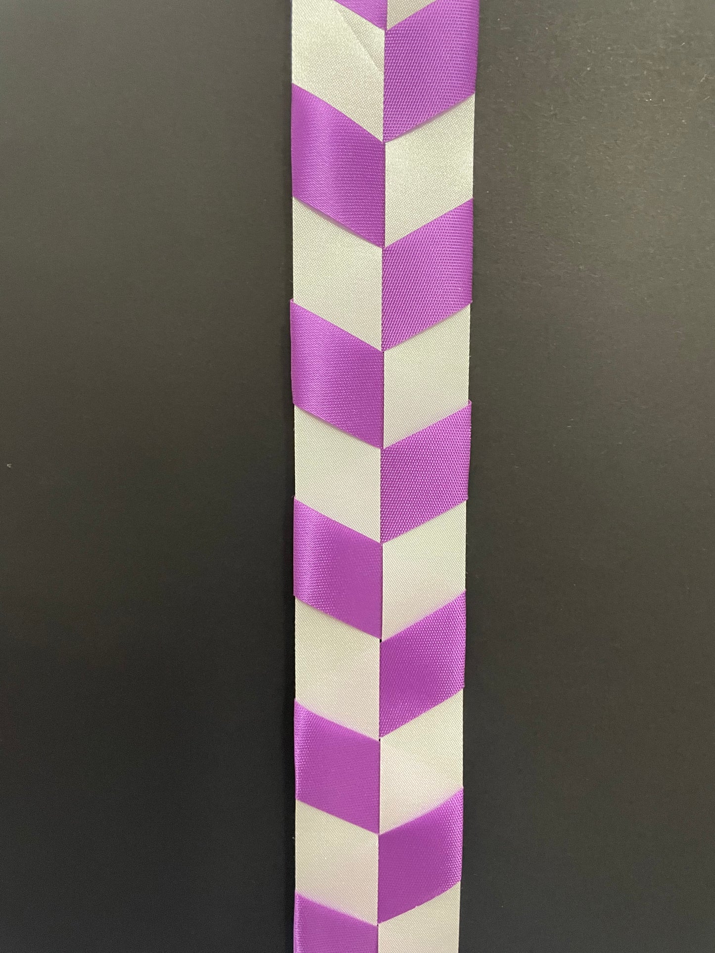 Spirit Chain, Purple and White, 32 inches - Braid