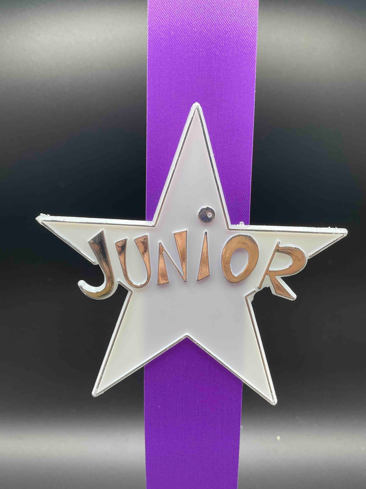 Junior Star , White and Silver - Classic Trinket