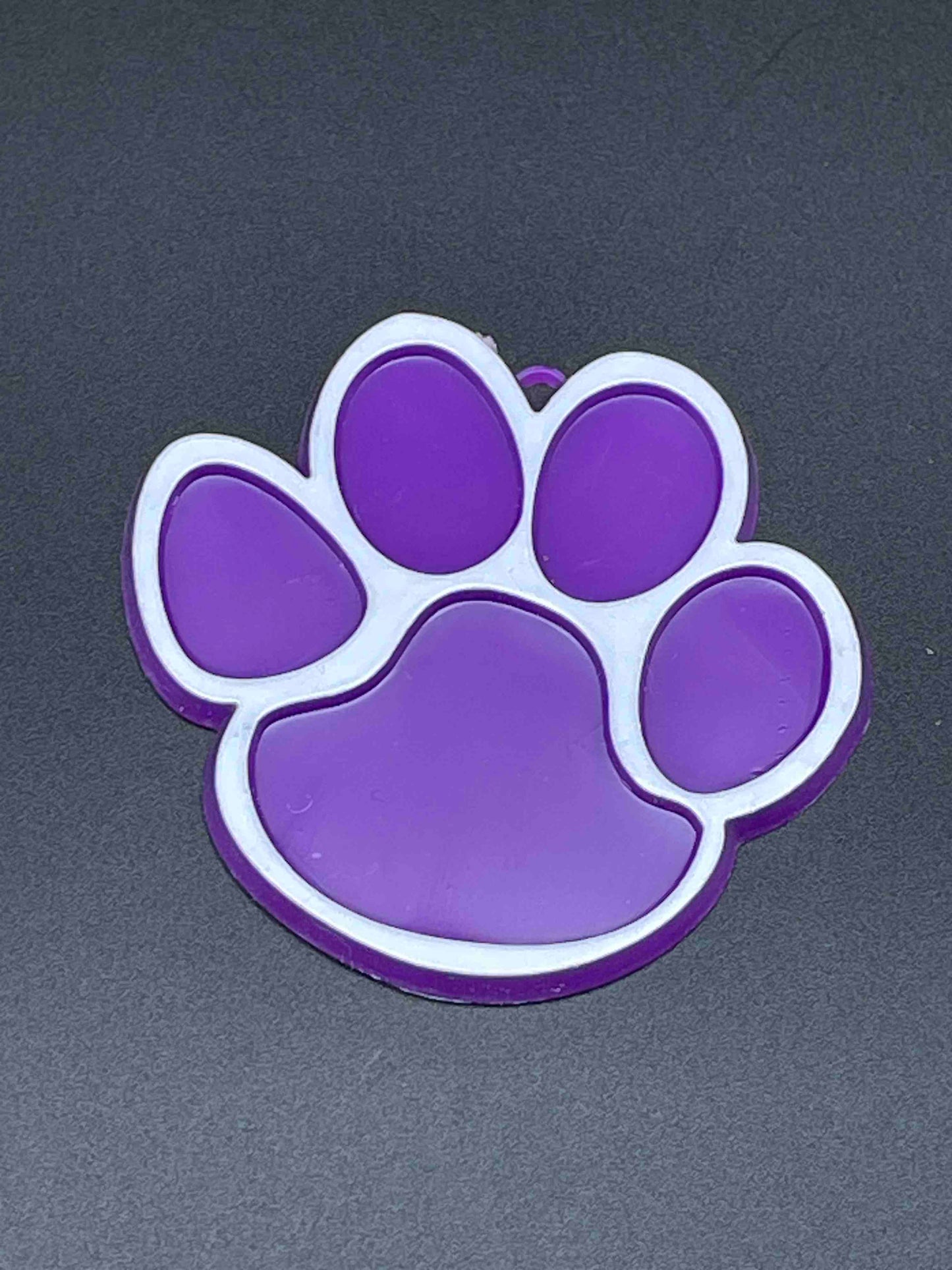 Paw Print, Purple - Classic Trinket