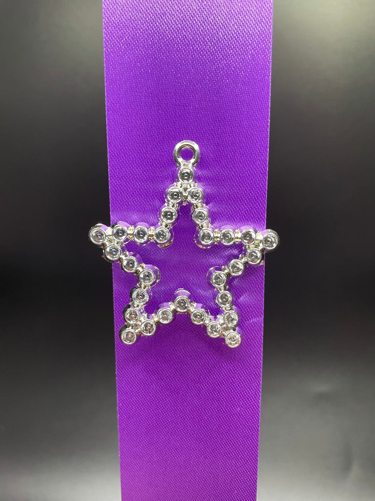 Star beaded , Silver - Classic Trinket
