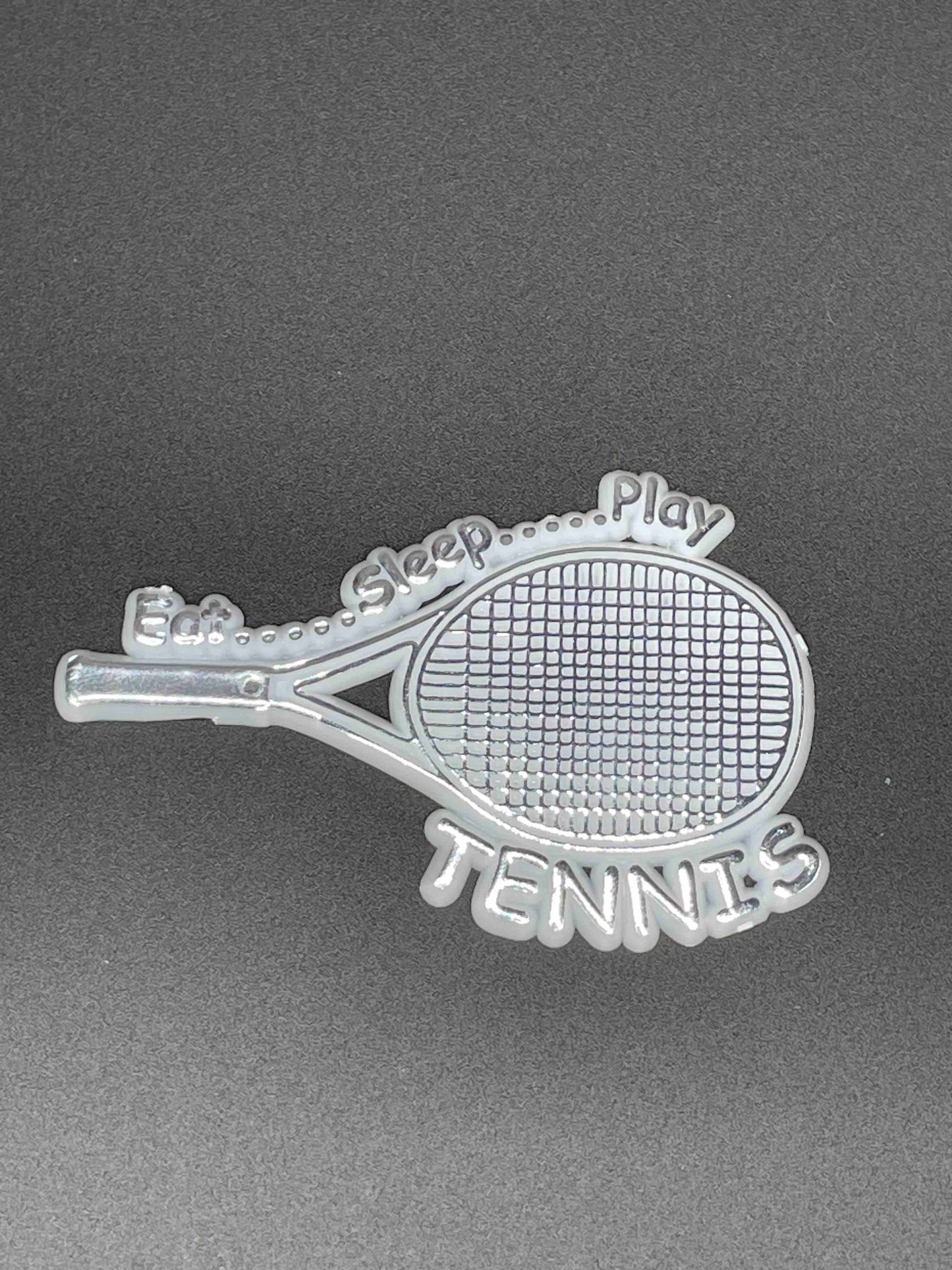 Tennis Racket, Silver - Classic Trinket