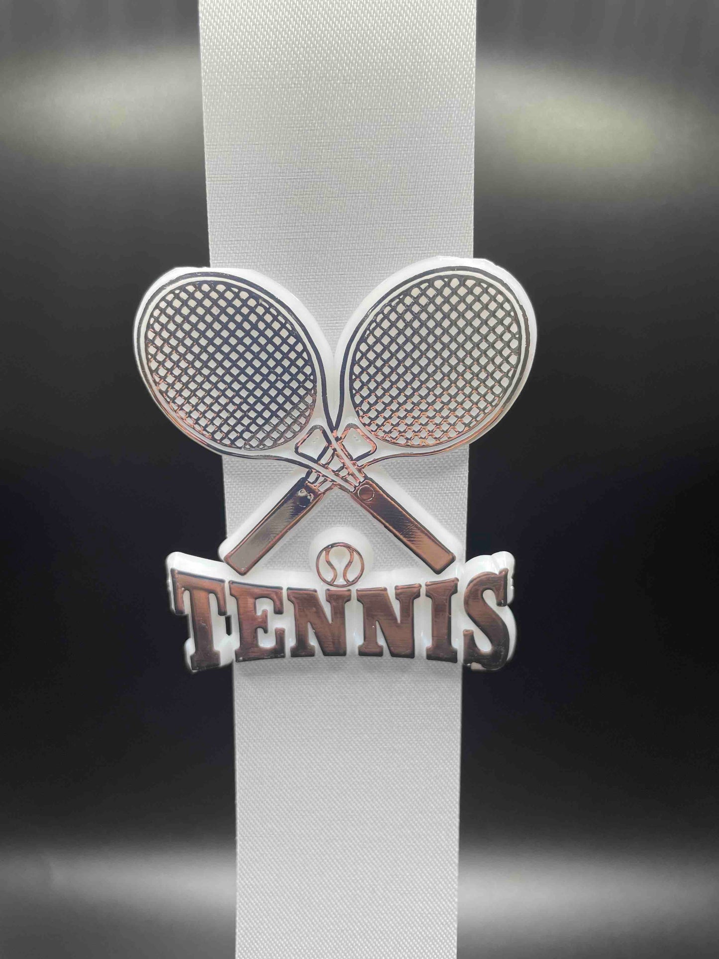 Tennis Doubles, Silver - Classic Trinket