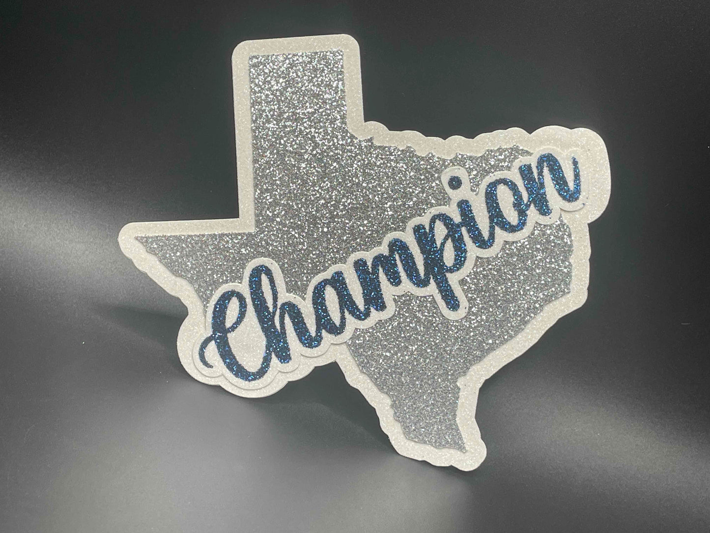 Texas Champion Cut-out (included)
