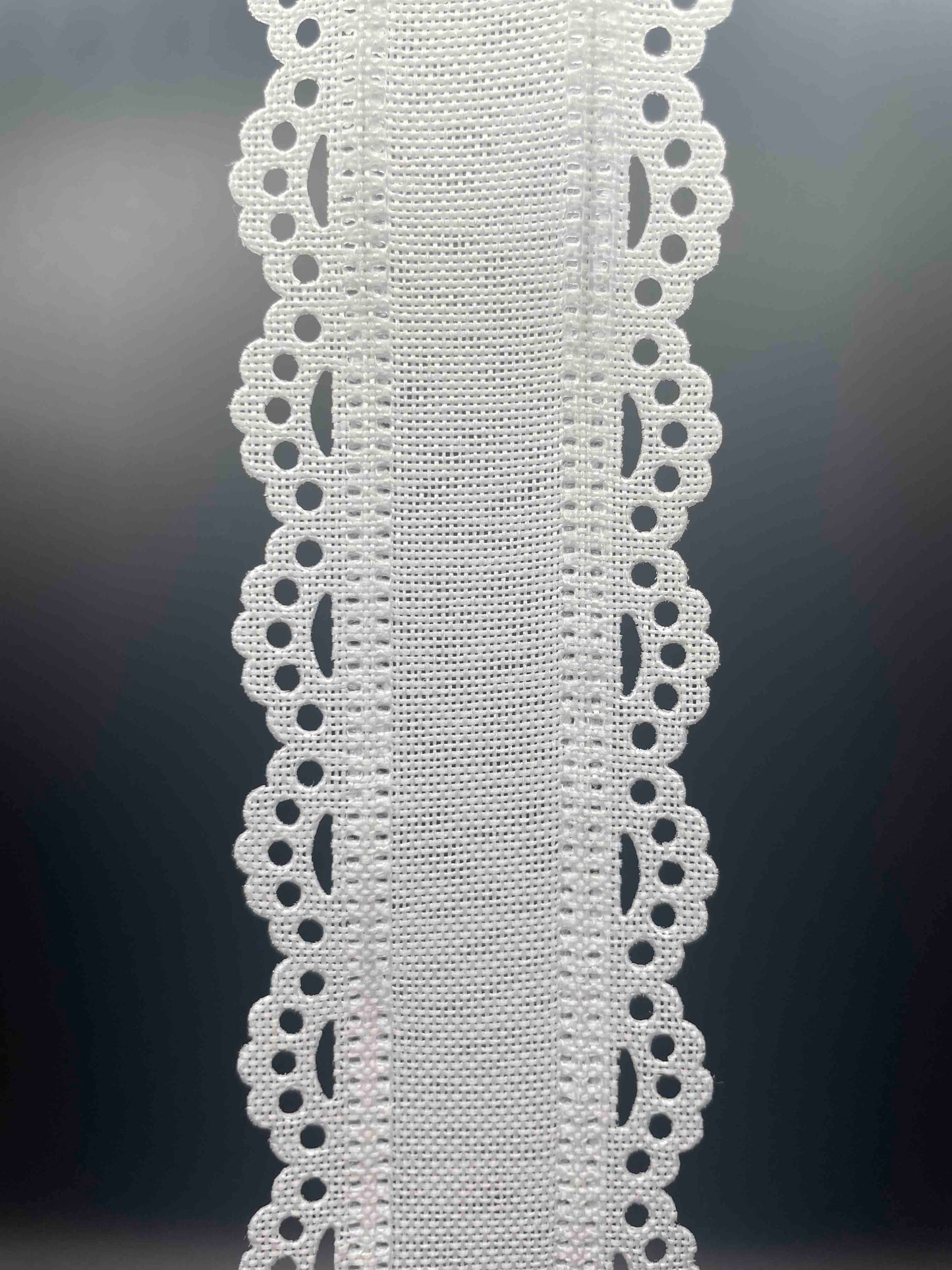 Ribbon, Lace,  White (Included)