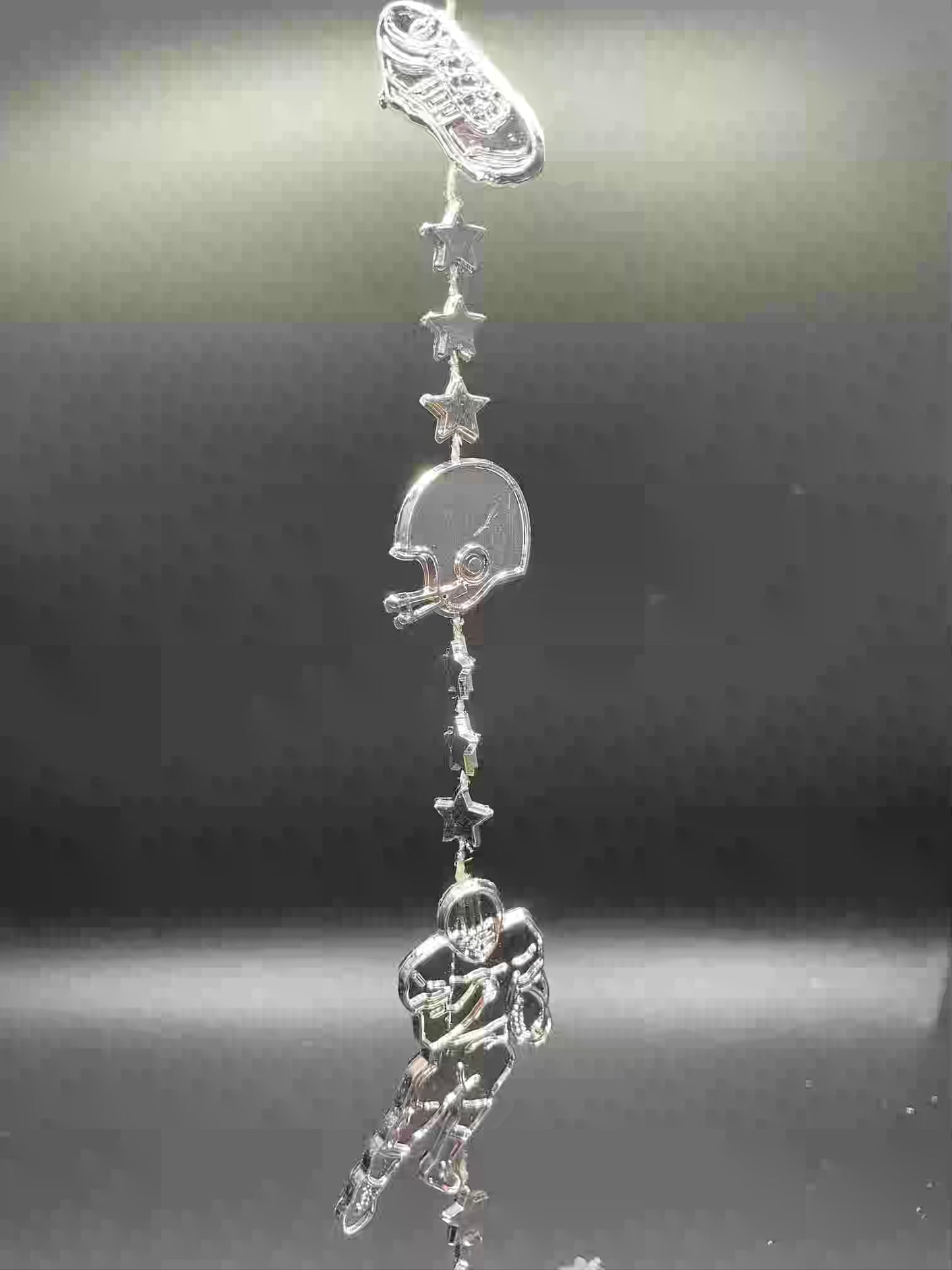 Football Garland, Silver
