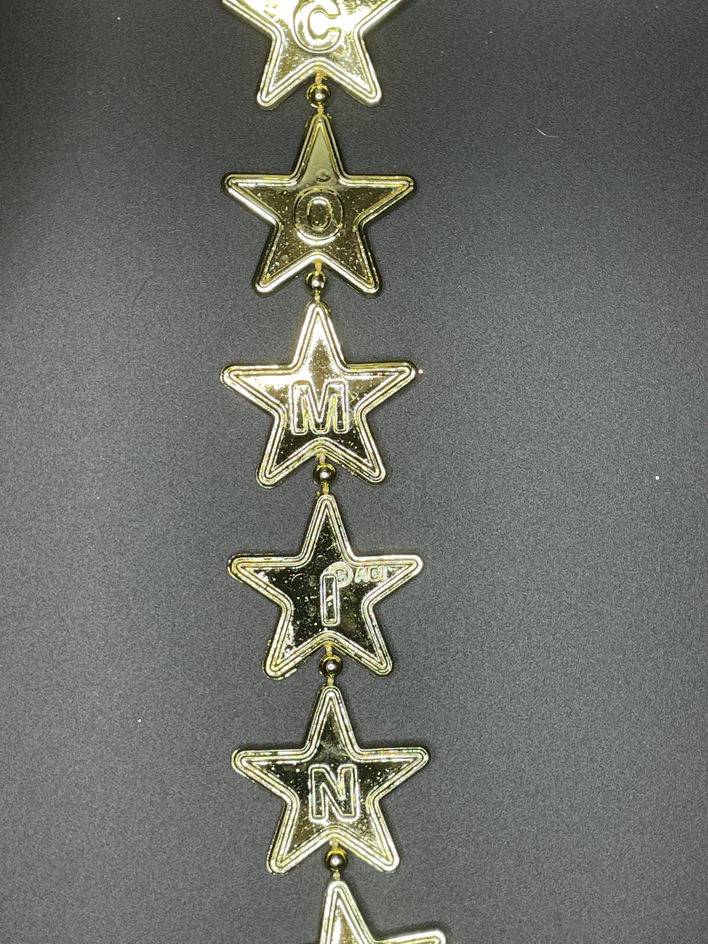Homecoming Star, Gold - Garland
