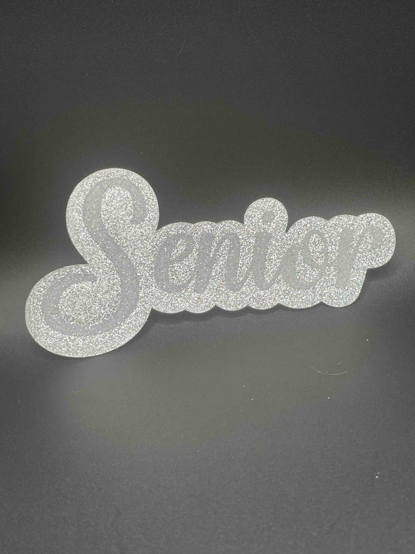 Senior Script, Silver - Signature Trinket