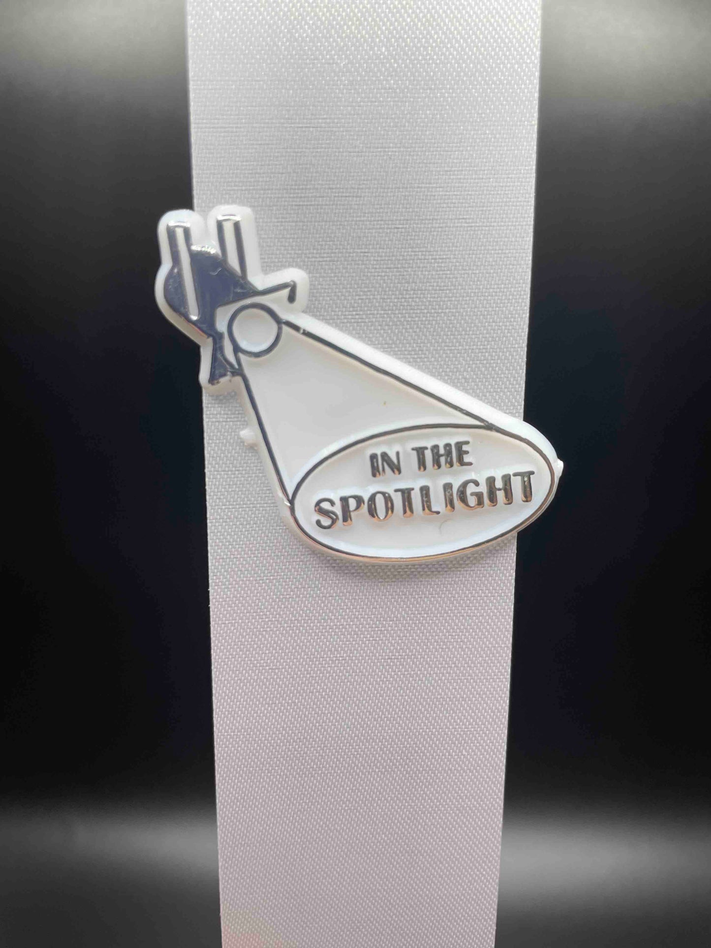 Theater  Spotlight, Silver - Classic Trinket