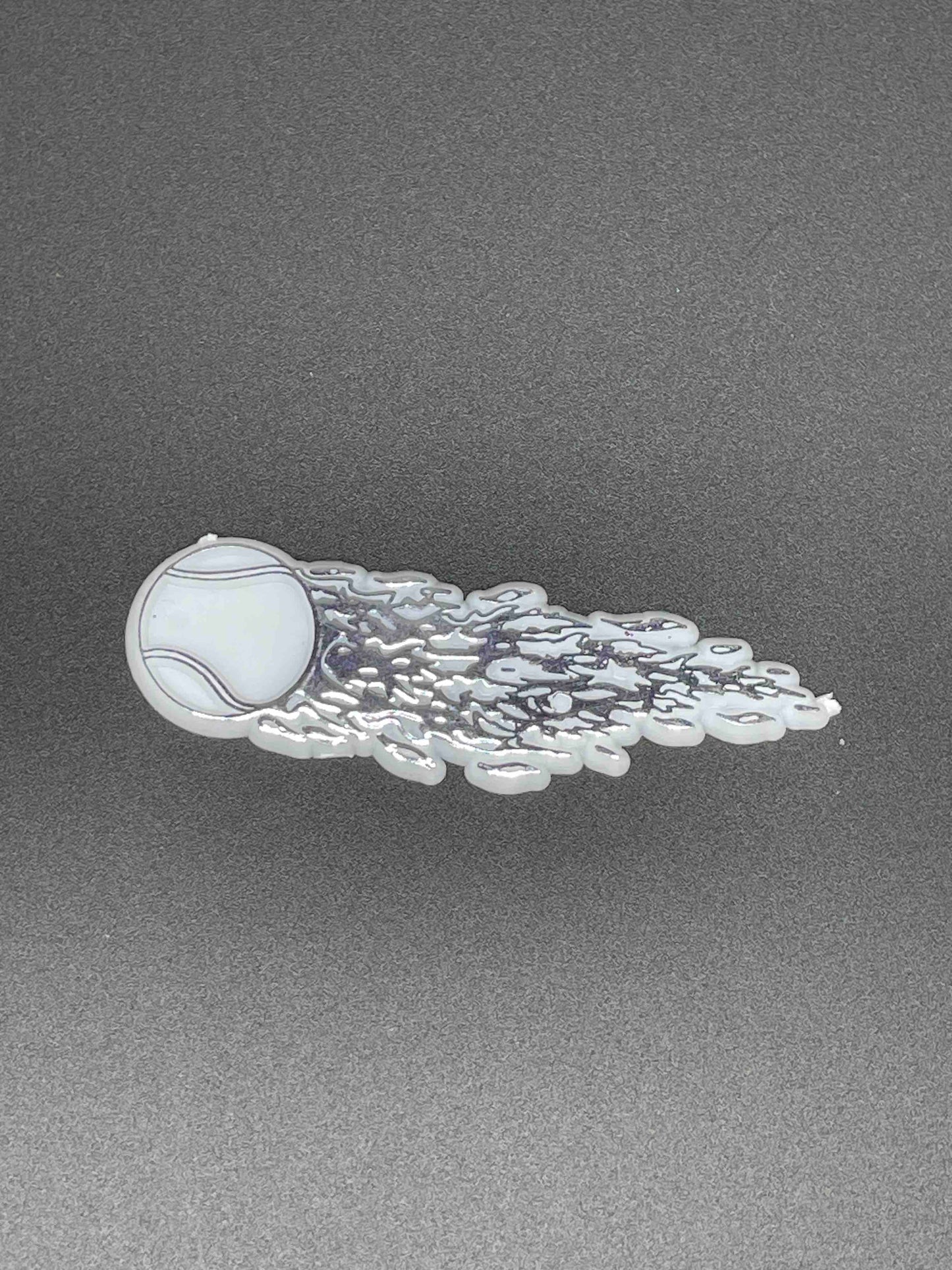 Tennis Balls Flame, Silver - Classic Trinket