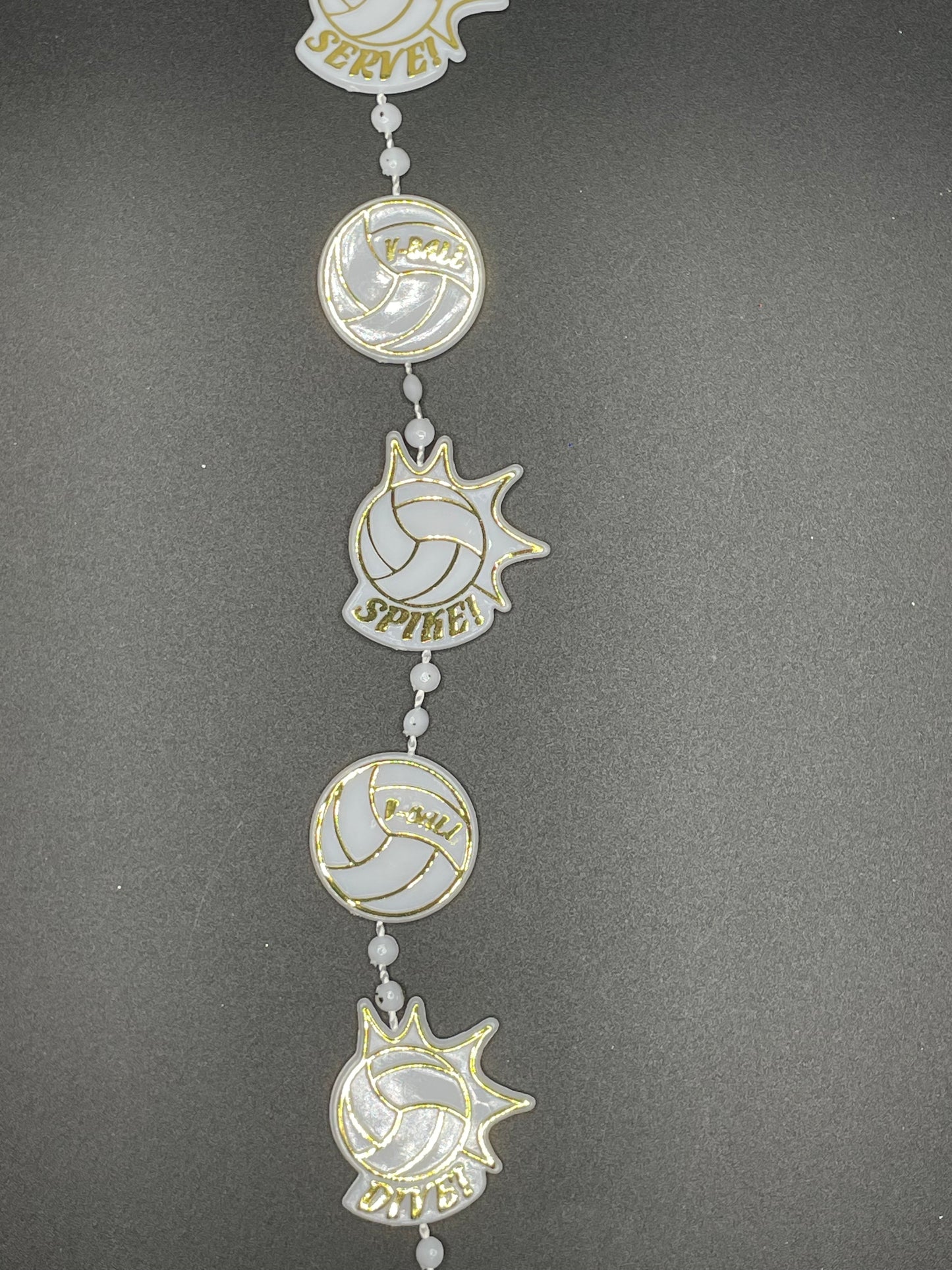 Volleyball, Gold - Garland